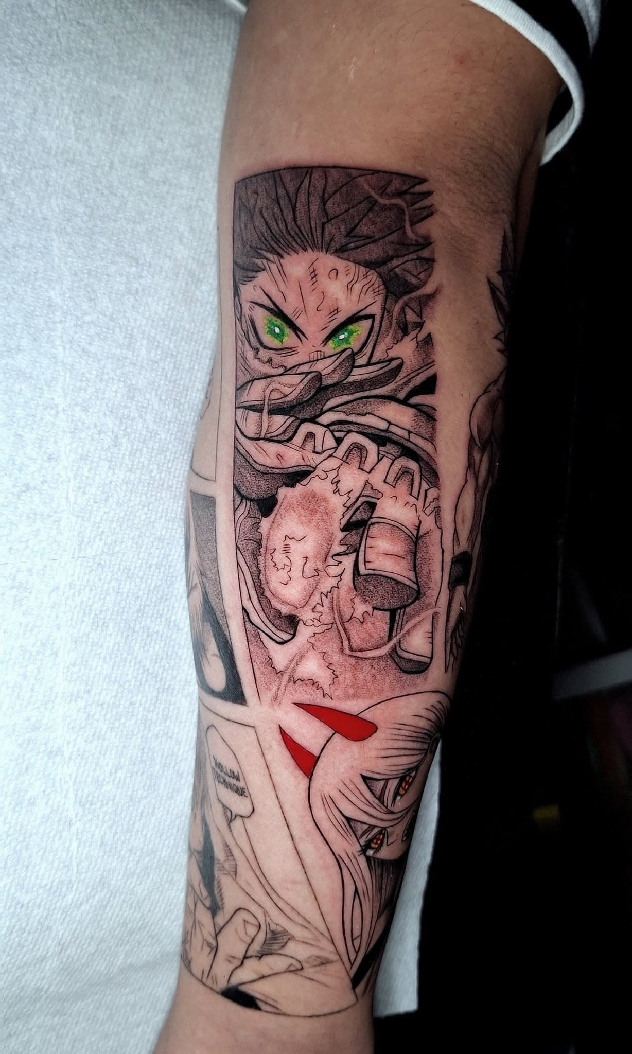 Anime tattoo by Jesuke — May–October 2025