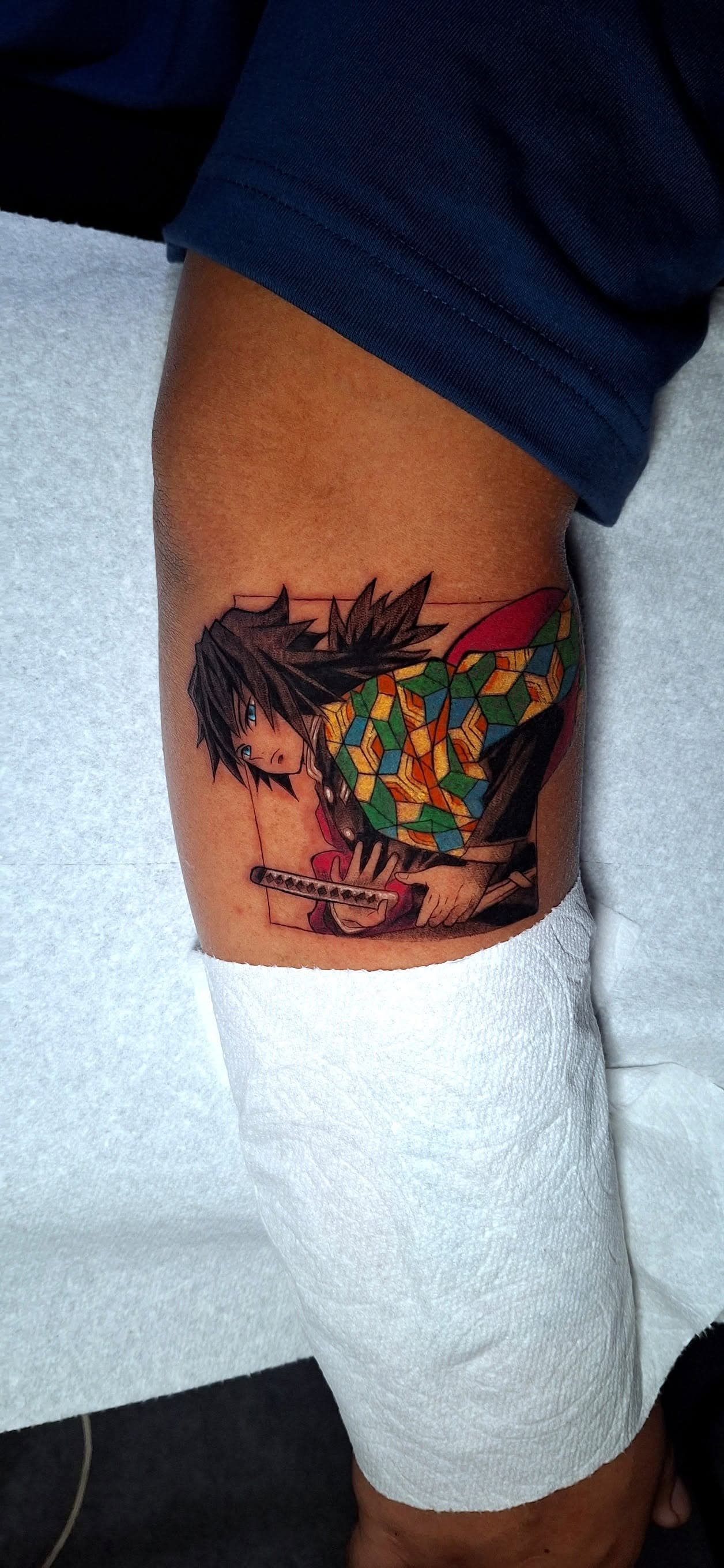 Anime, manga, and manhwa tattoo by Jesuke — May–October 2025