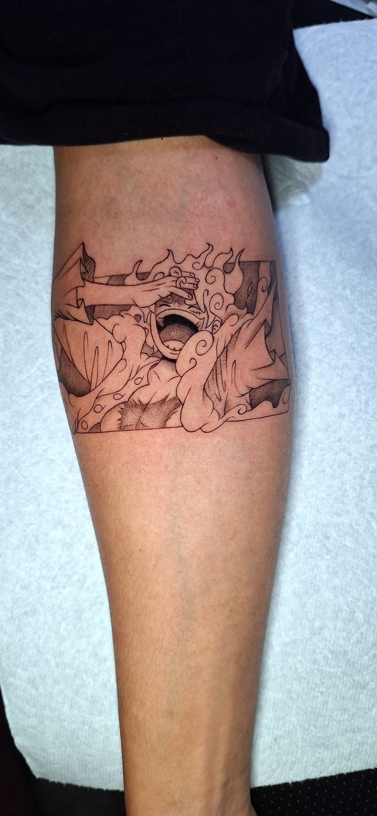 Anime, manga, and manhwa tattoo by Jesuke — May–October 2025