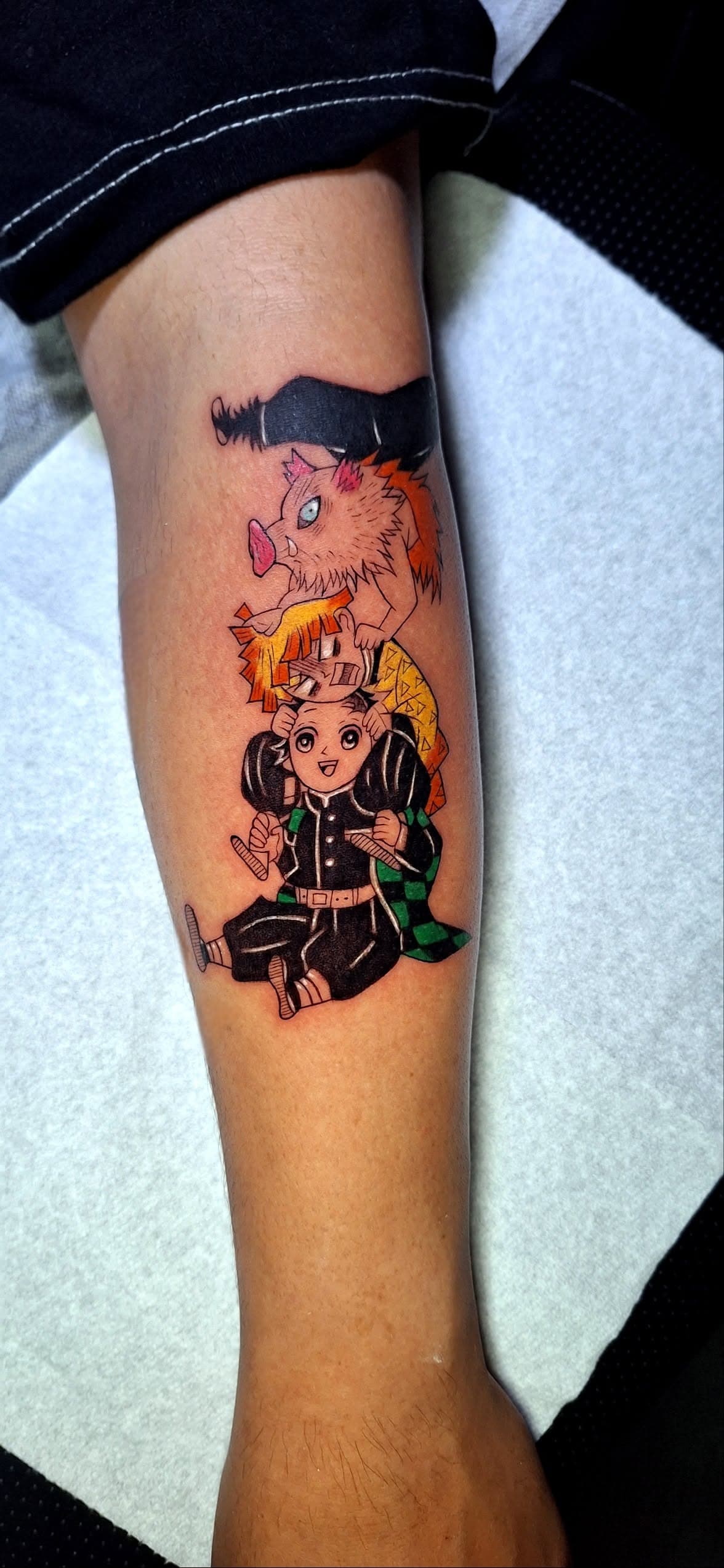 Anime, manga, and manhwa tattoo by Jesuke — May–October 2025