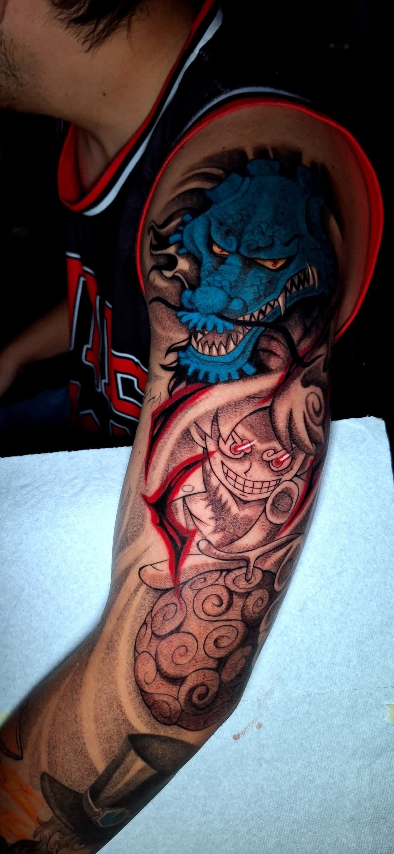 Anime, manga, and manhwa tattoo by Jesuke — May–October 2025