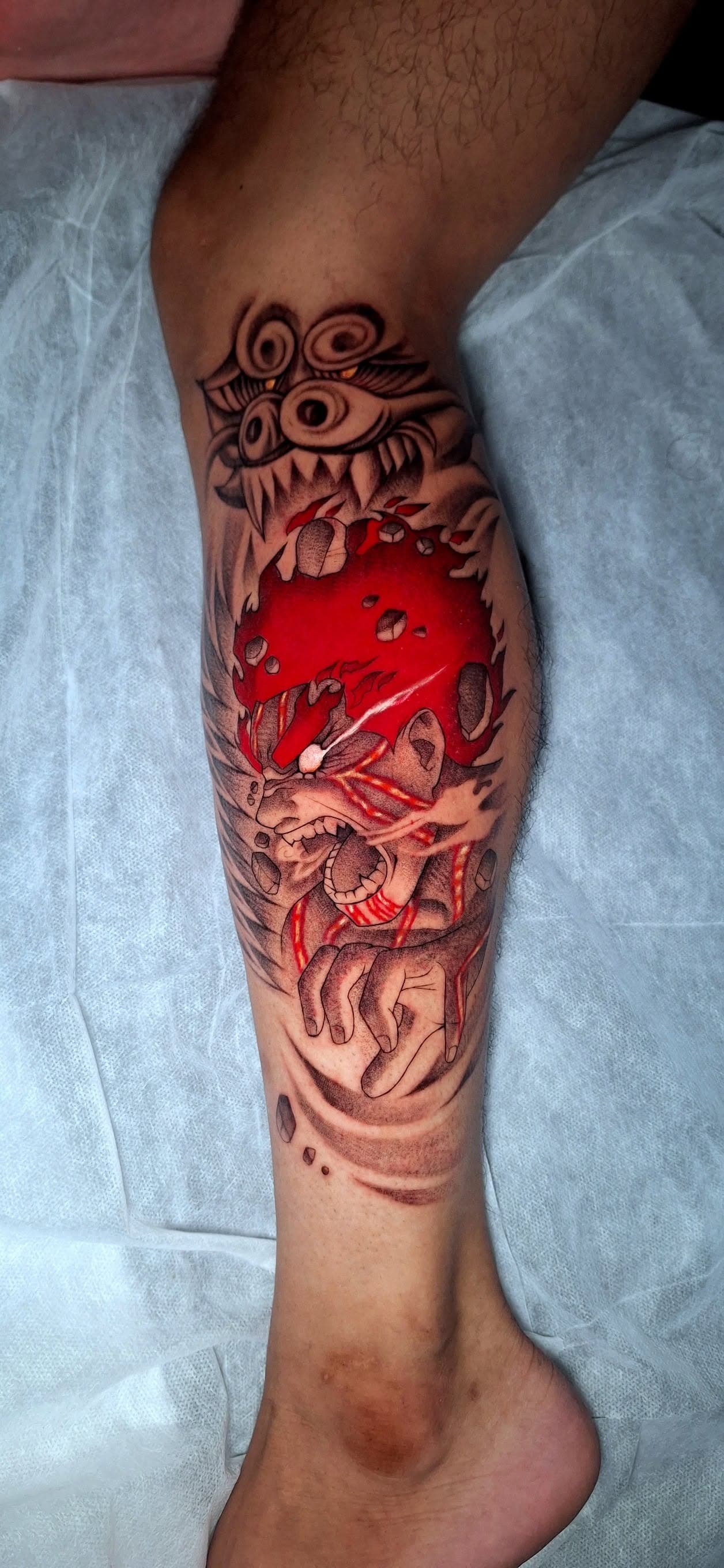 Anime, manga, and manhwa tattoo by Jesuke — May–October 2025