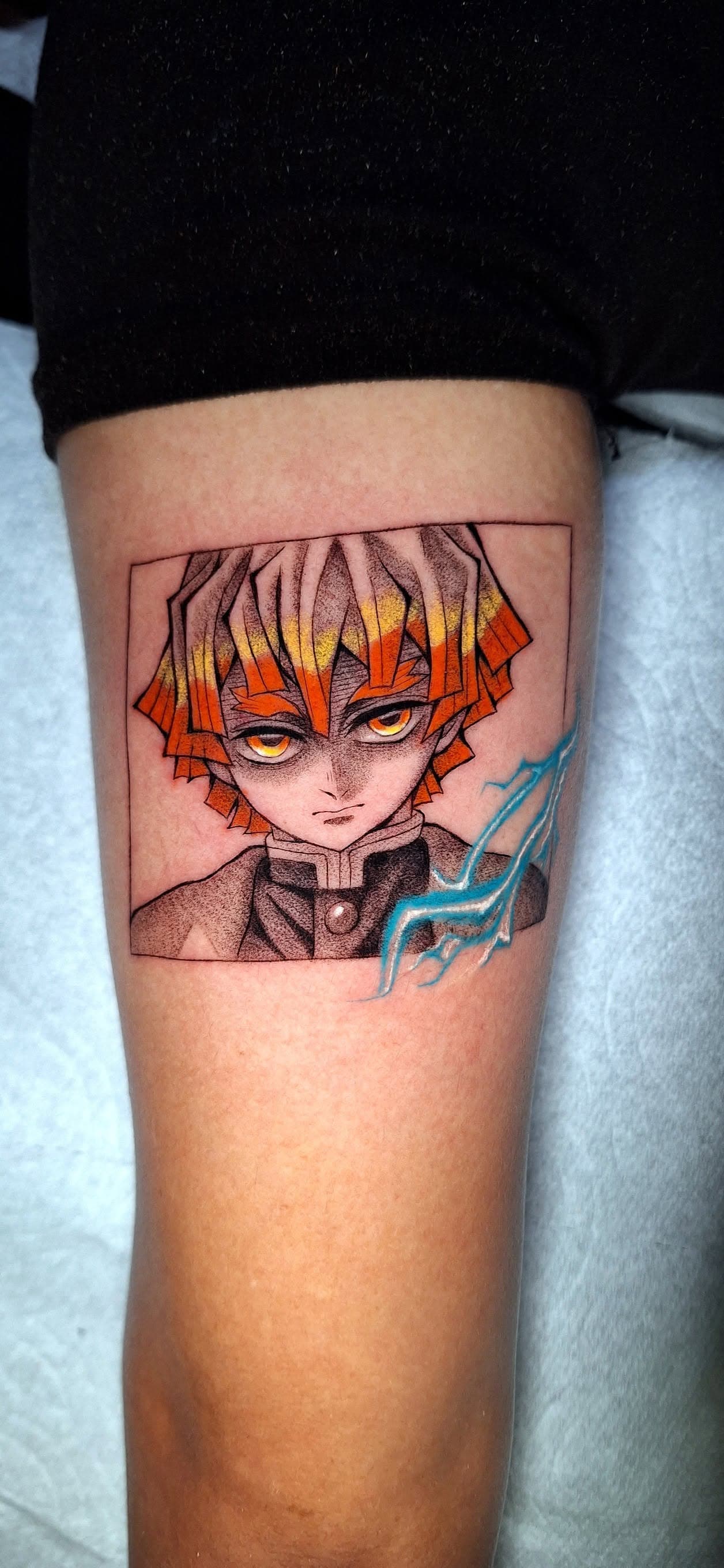 Anime, manga, and manhwa tattoo by Jesuke — May–October 2025