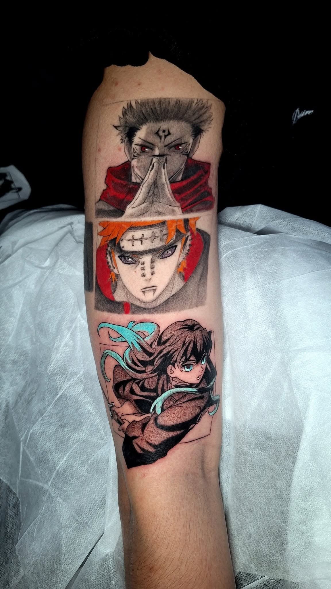 Anime, manga, and manhwa tattoo by Jesuke — May–October 2025