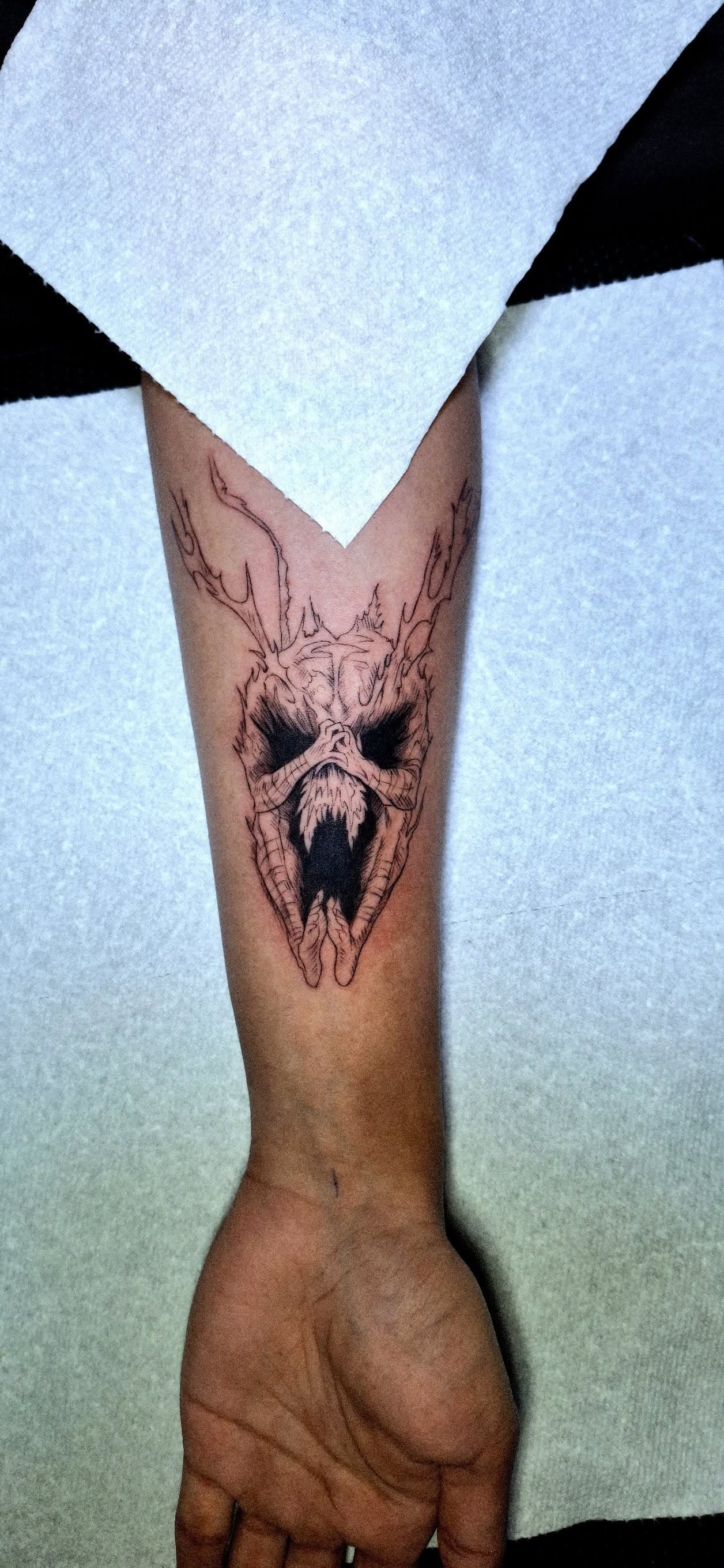 Anime, manga, and manhwa tattoo by Jesuke — May–October 2025