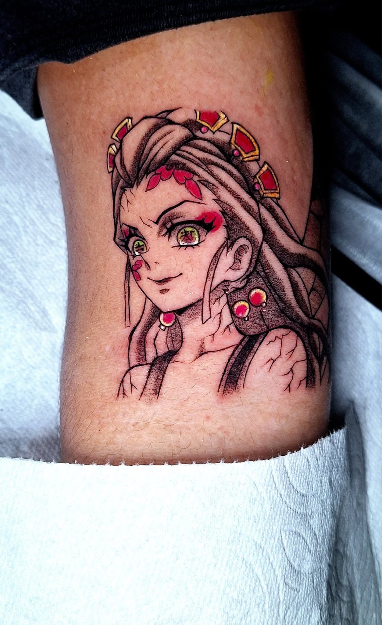Anime, manga, and manhwa tattoo by Jesuke — May–October 2025