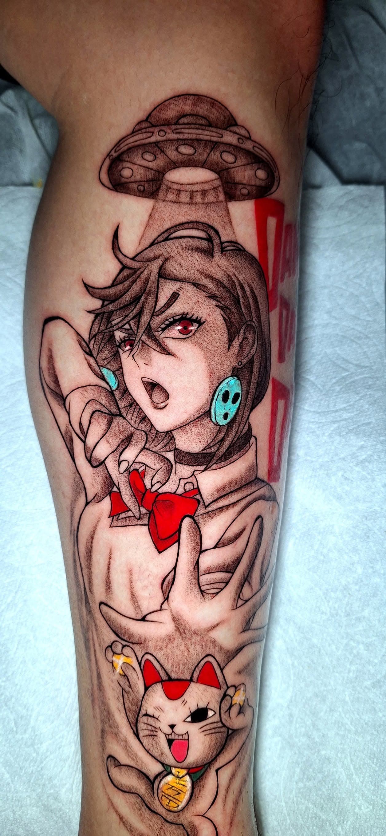 Anime, manga, and manhwa tattoo by Jesuke — May–October 2025