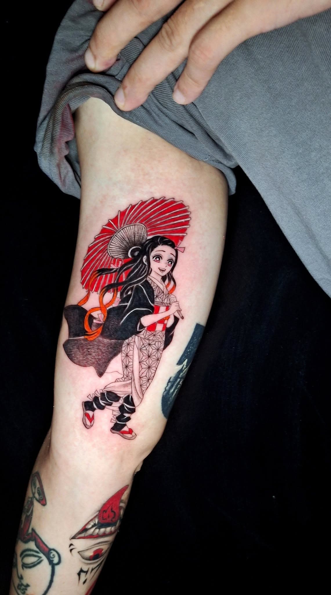 Anime, manga, and manhwa tattoo by Jesuke — May–October 2025