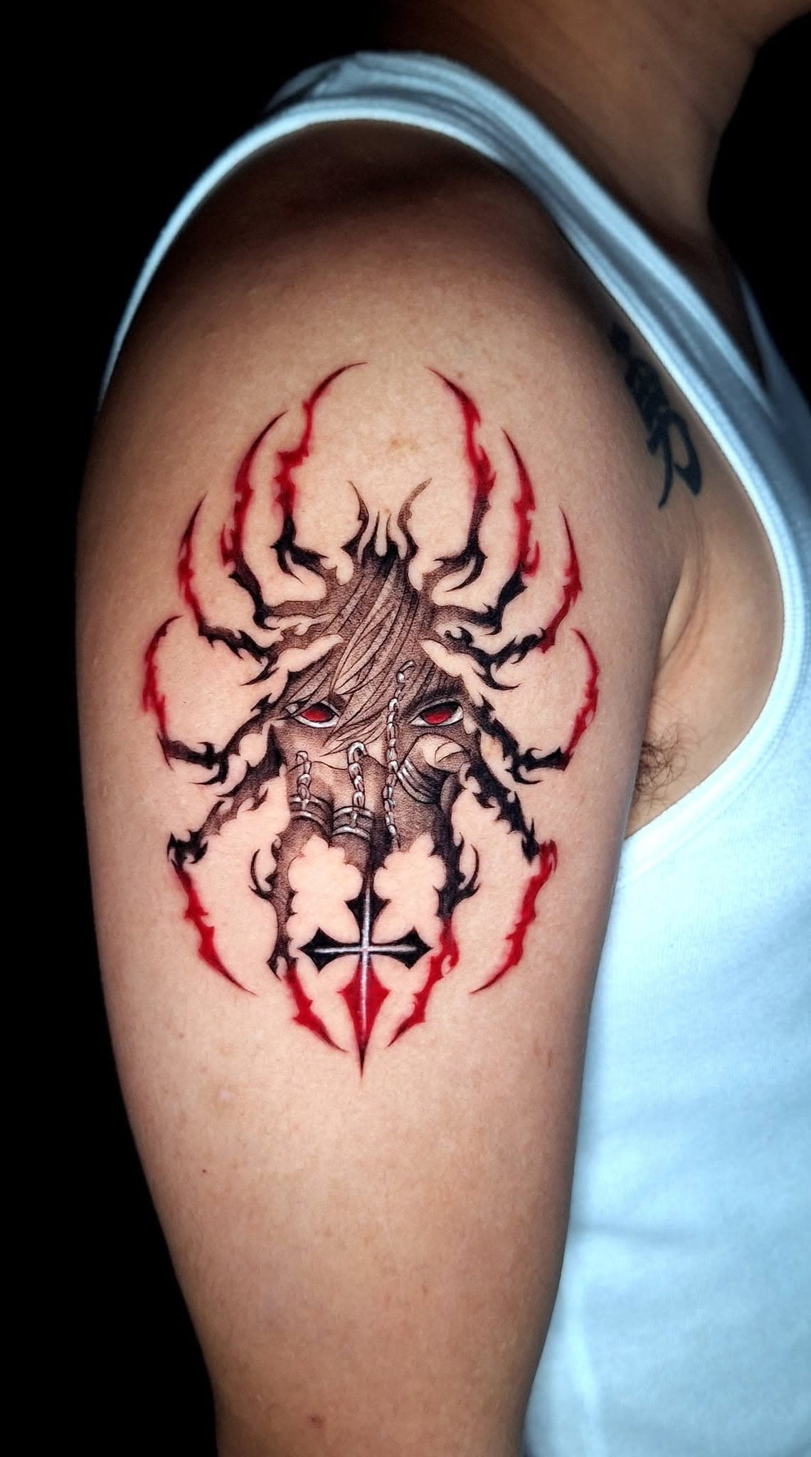Anime, manga, and manhwa tattoo by Jesuke — May–October 2025