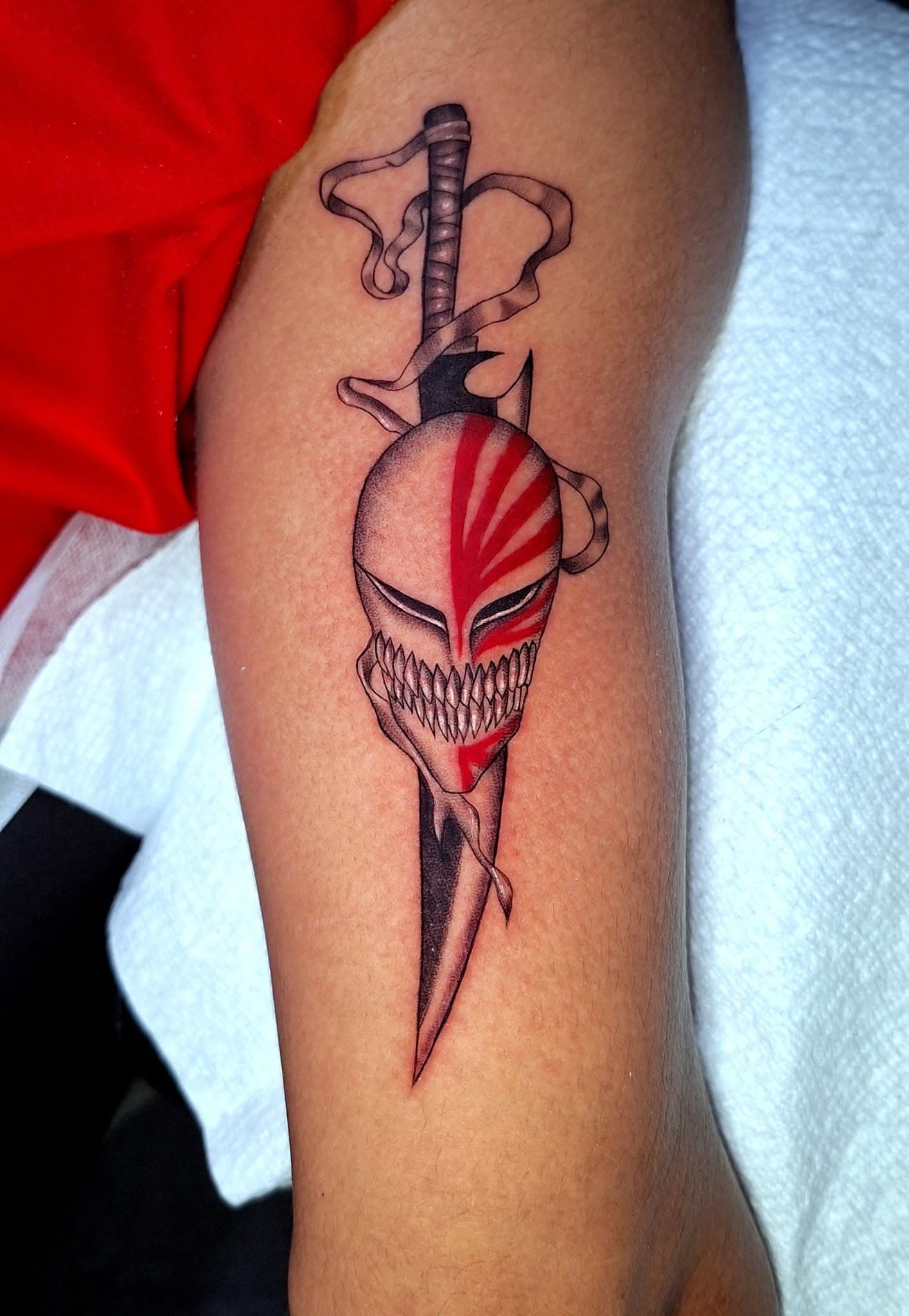 Anime, manga, and manhwa tattoo by Jesuke — May–October 2025