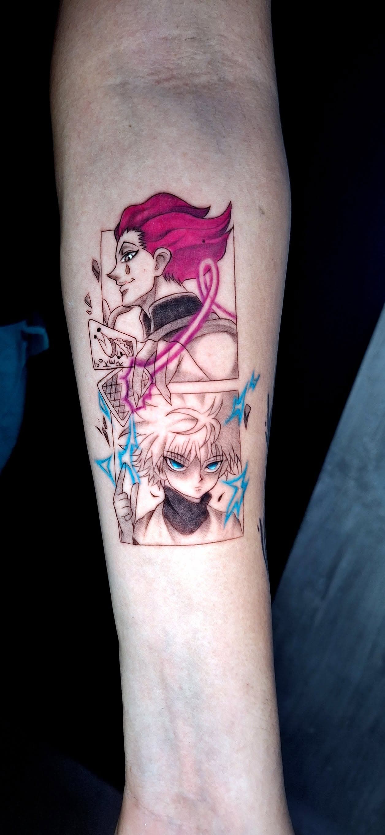 Anime, manga, and manhwa tattoo by Jesuke — May–October 2025