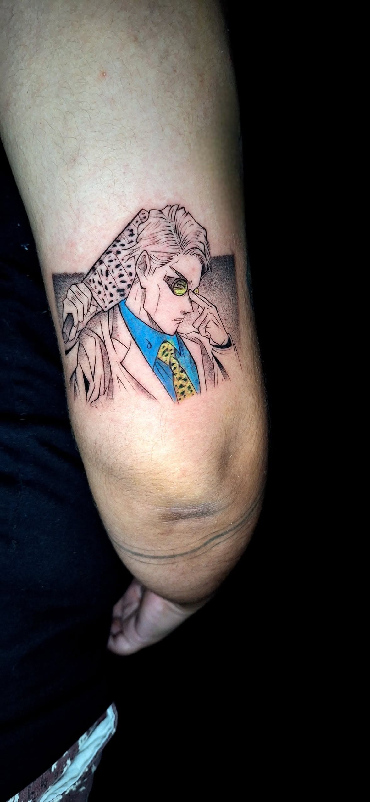 Anime, manga, and manhwa tattoo by Jesuke — May–October 2025