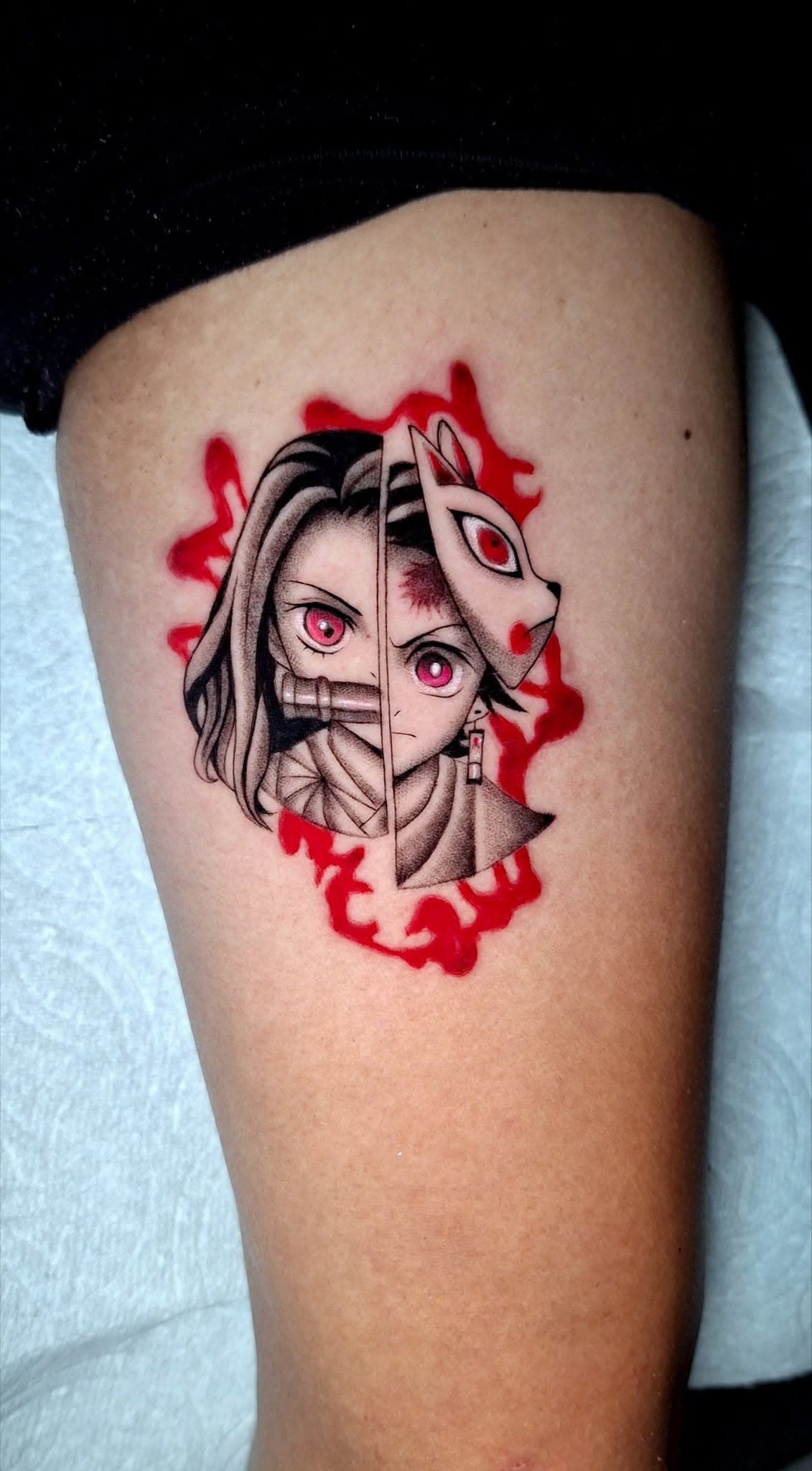 Anime, manga, and manhwa tattoo by Jesuke — May–October 2025