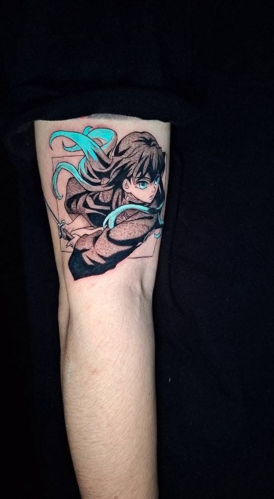 Anime, manga, and manhwa tattoo by Jesuke — May–October 2025