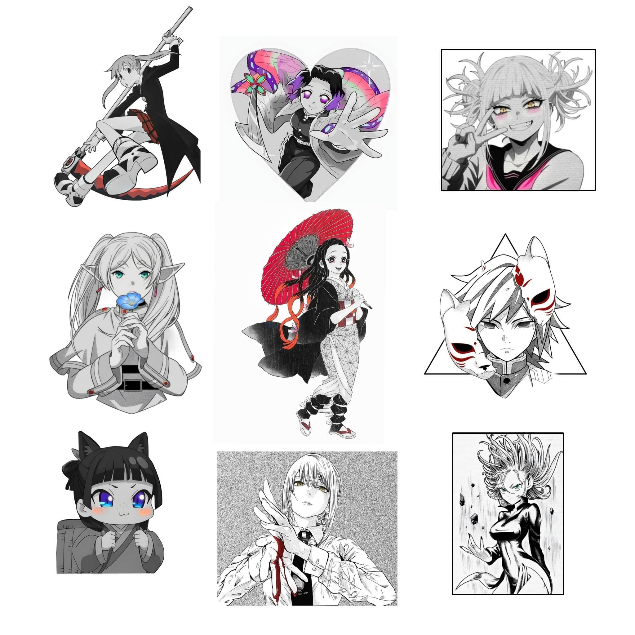 Anime, manga, and manhwa tattoo design by Jesuke — archive