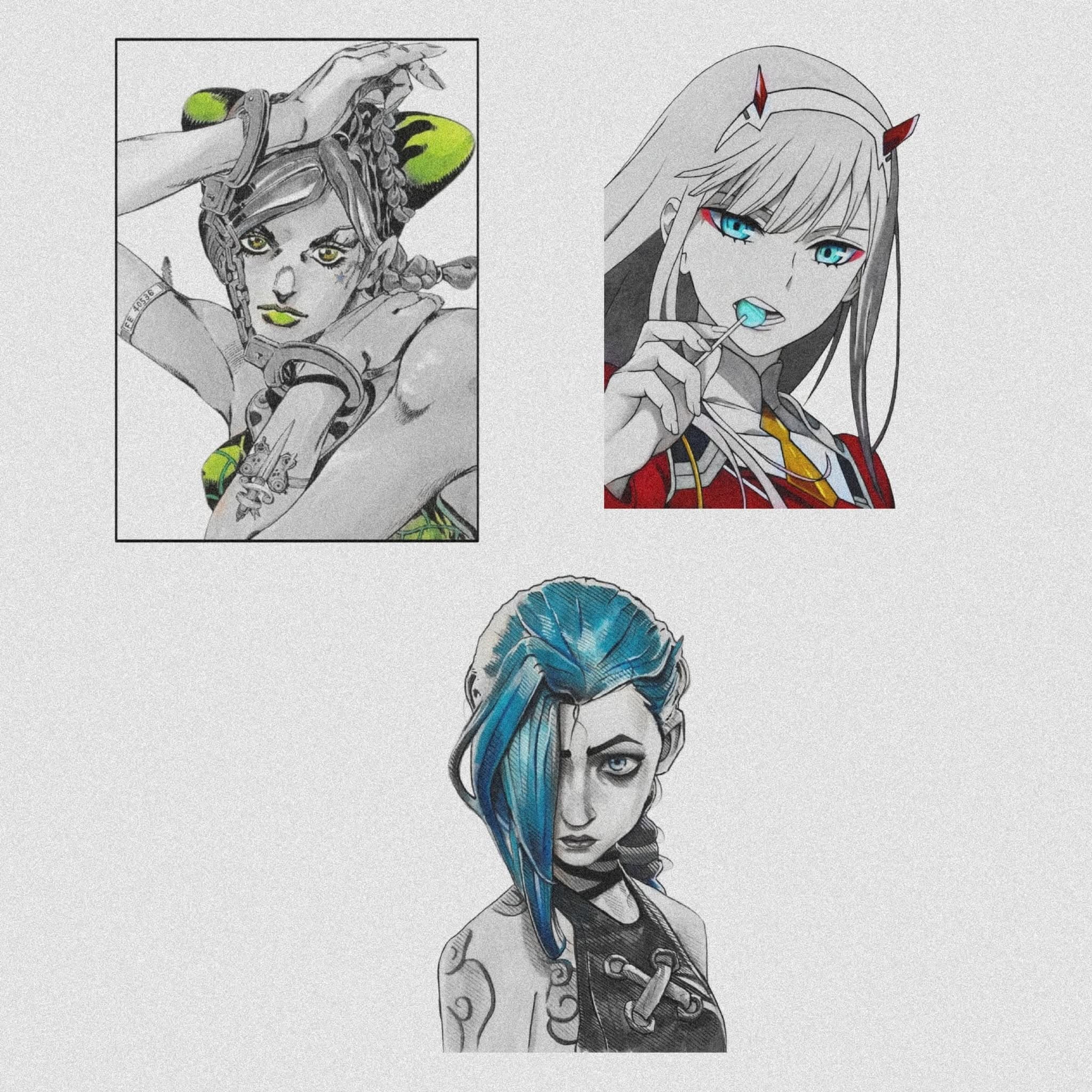 Anime, manga, and manhwa tattoo design by Jesuke — archive