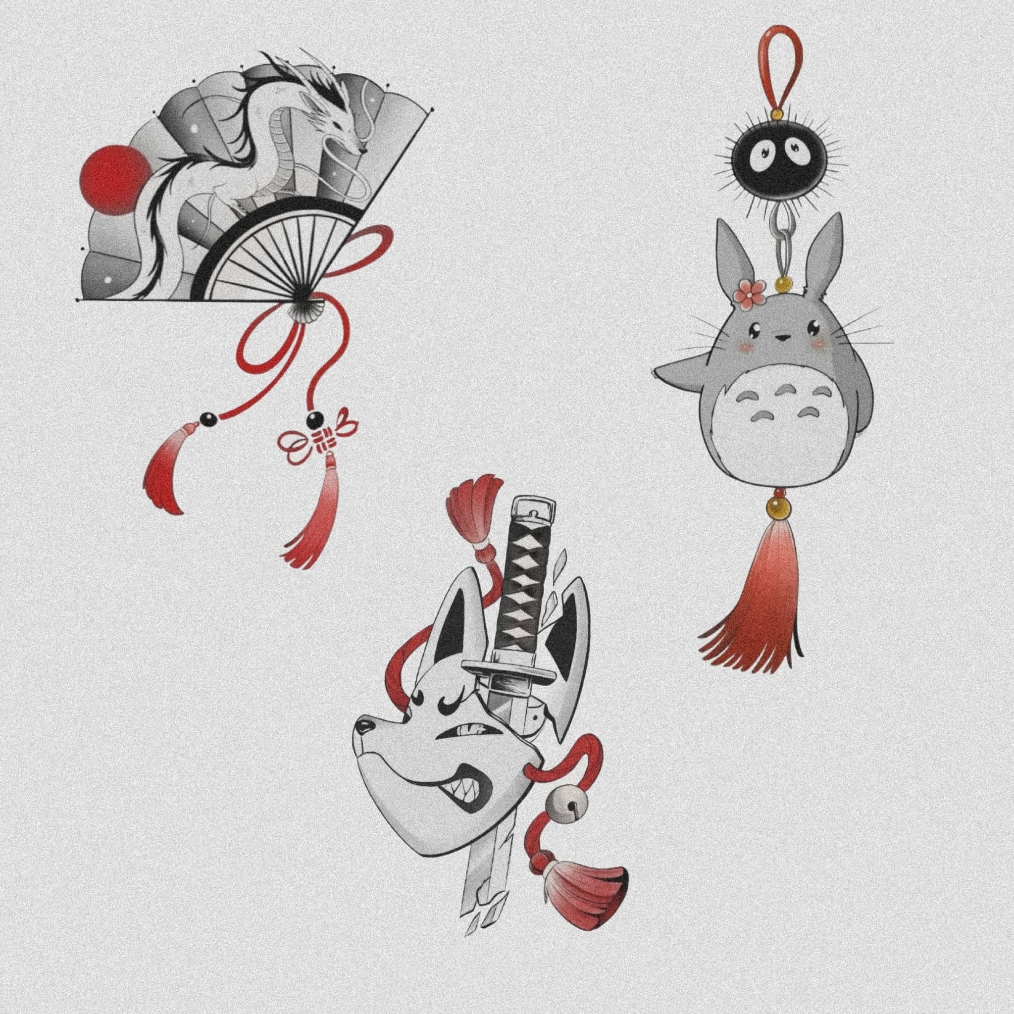 Anime, manga, and manhwa tattoo design by Jesuke — archive