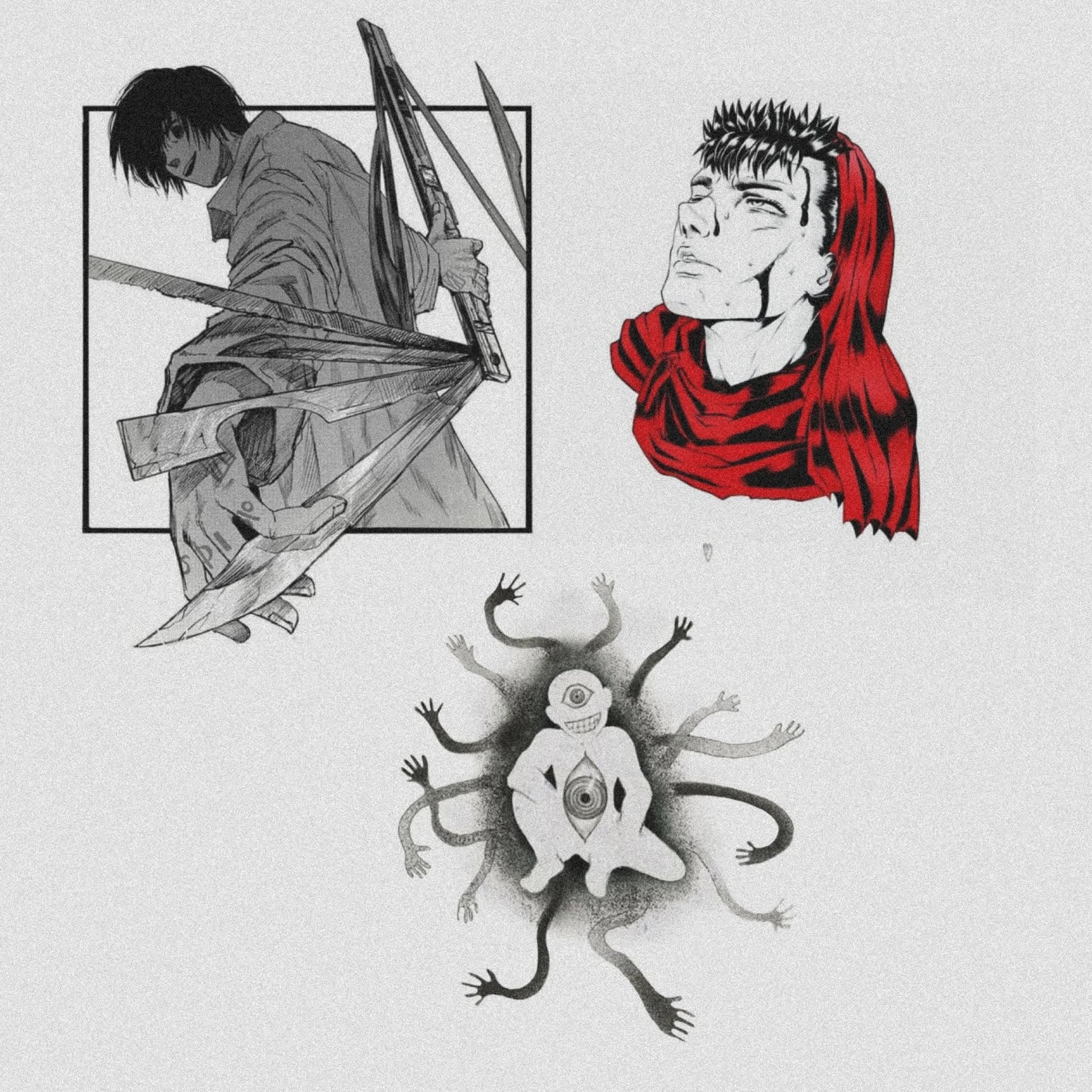 Anime, manga, and manhwa tattoo design by Jesuke — archive