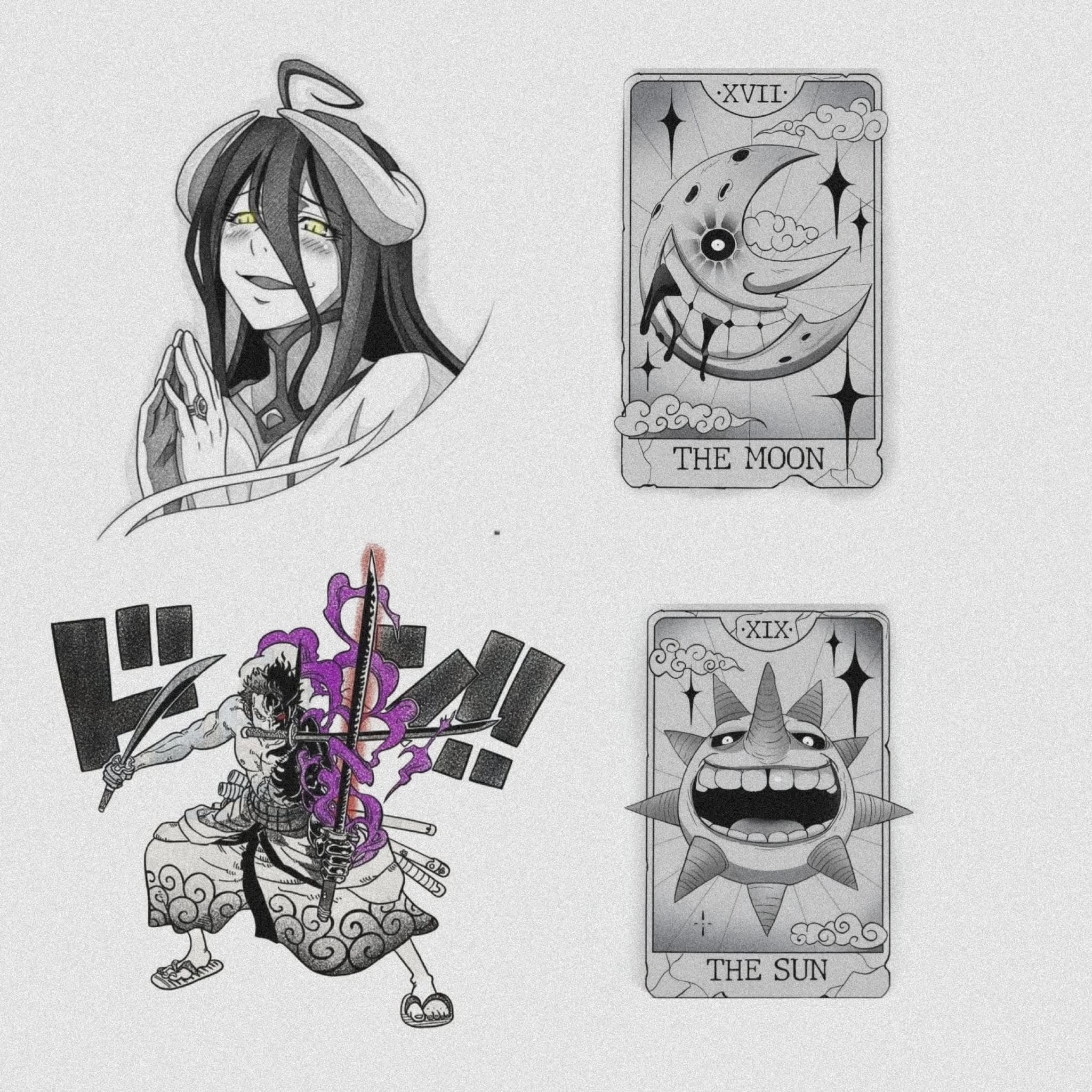 Anime, manga, and manhwa tattoo design by Jesuke — archive