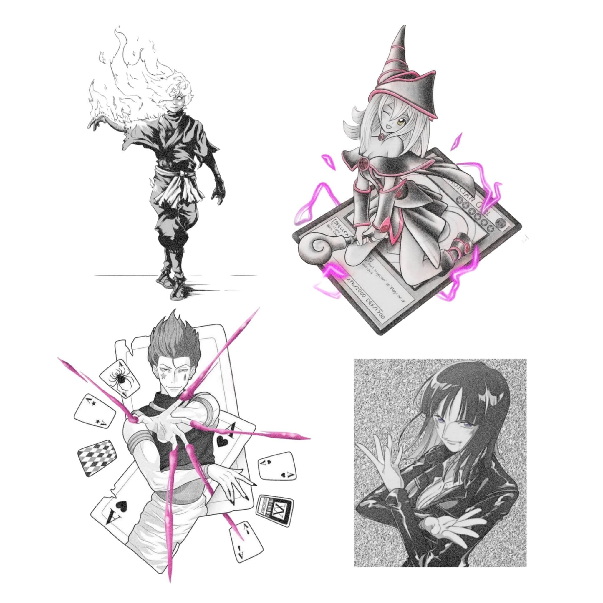 Anime, manga, and manhwa tattoo design by Jesuke — archive