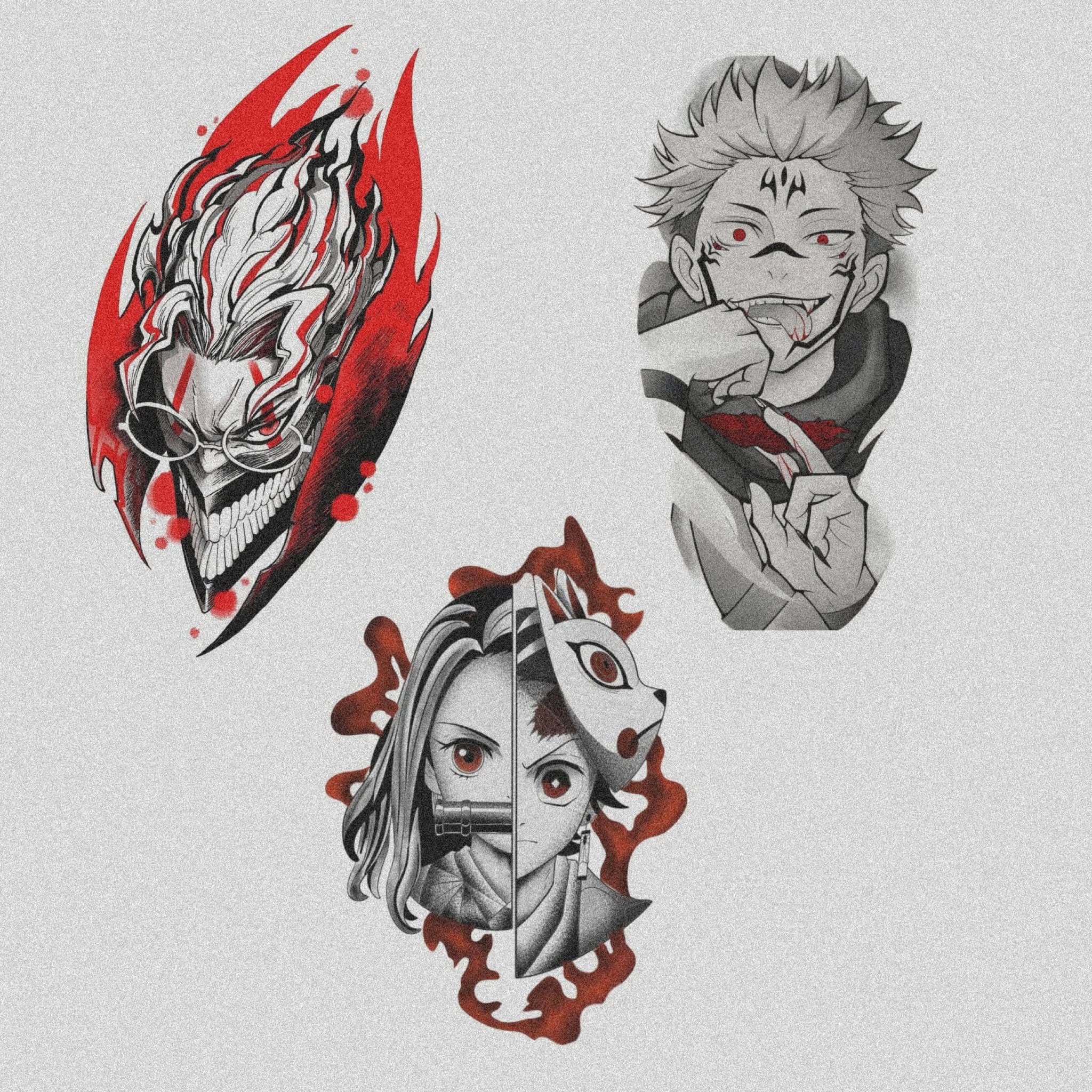 Anime, manga, and manhwa tattoo design by Jesuke — archive