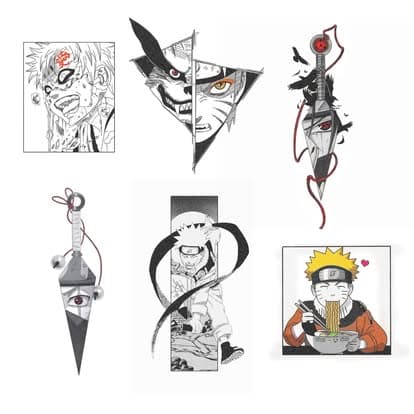 Anime, manga, and manhwa tattoo design by Jesuke — archive
