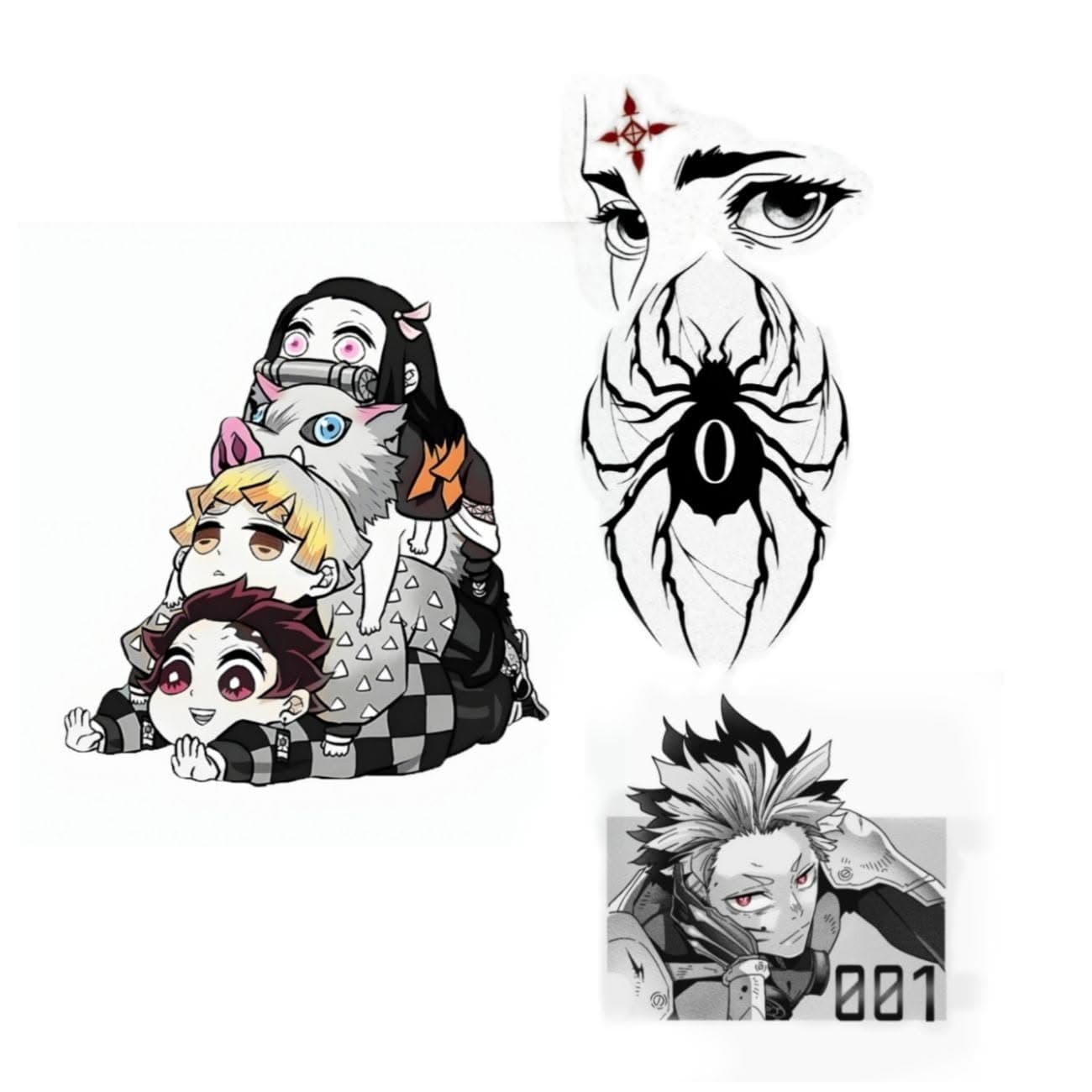 Anime, manga, and manhwa tattoo design by Jesuke — archive