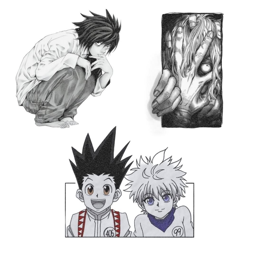 Anime, manga, and manhwa tattoo design by Jesuke — archive
